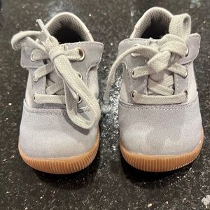 Size 2 grey/blue shoes.